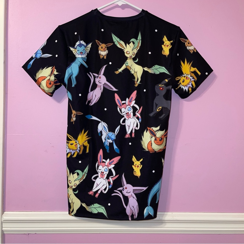Blackmilk pokemon eeveelution top shirt sylveon vaporeon eevee fairy goth gothic - Picture 3 of 5